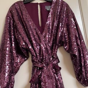 NWT Anthropologie Lisabette Sequined Mini Dress